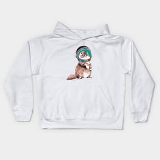 Astronaut Kitty Cat Kids Hoodie